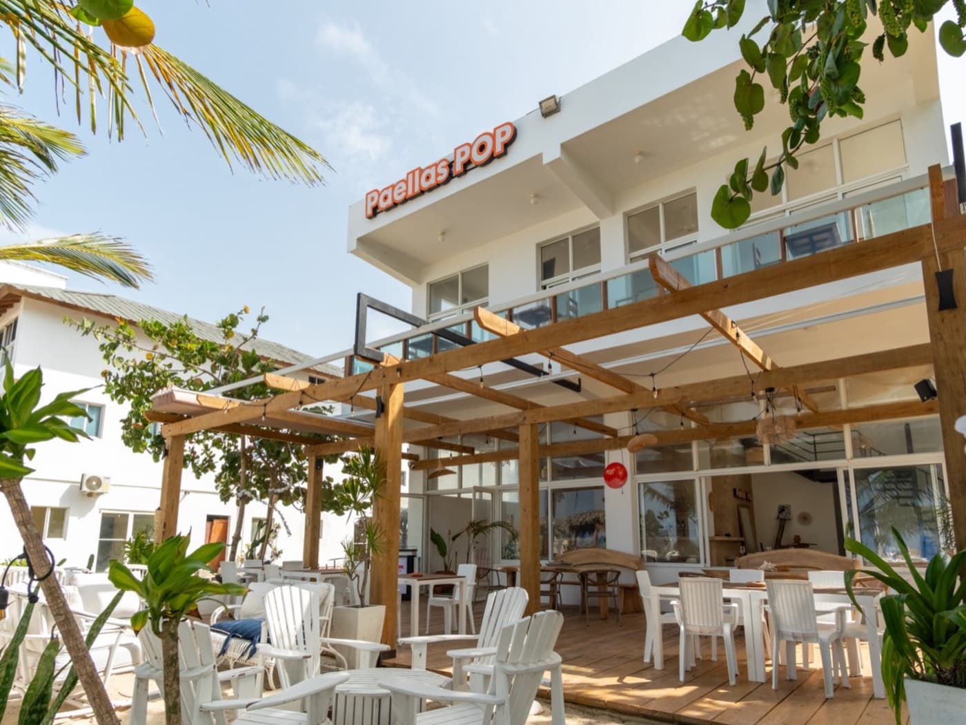 El local de Paellas POP, en primera línea de Playa El Pueblito